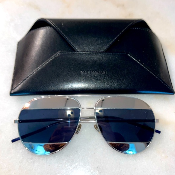 Christian Dior Split Aviator Sunglasses - Picture 1 of 3